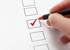 Checked box